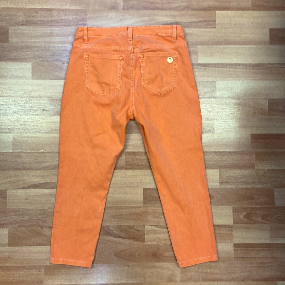 Micheal Kors Cropped Orange jeans size 8 - Picture 2 of 13